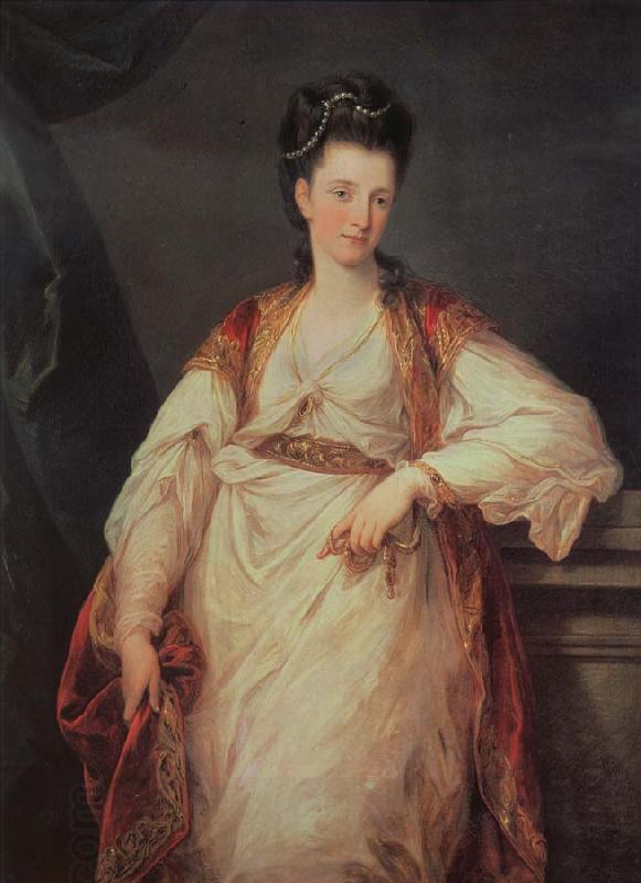 Angelika Kauffmann Bildnis Miss Mosley Fruhe 1770er-Jahre oil painting picture
